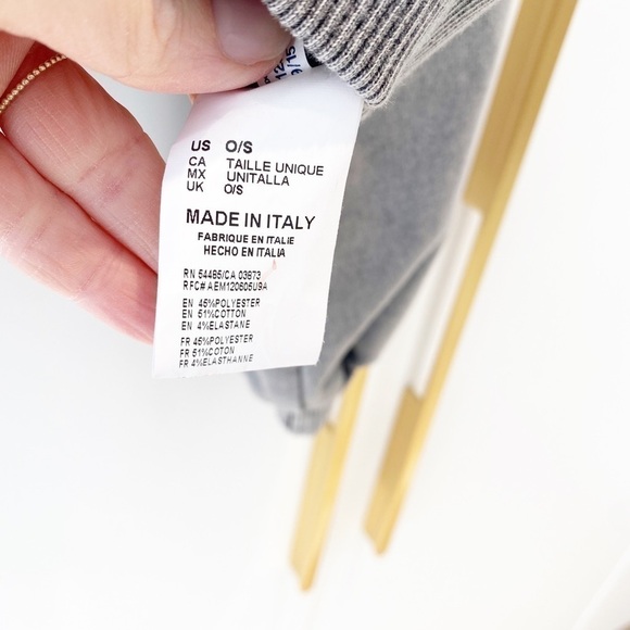 𝅺distressed sweatshirt with pearls from Italy - Picture 5 of 12